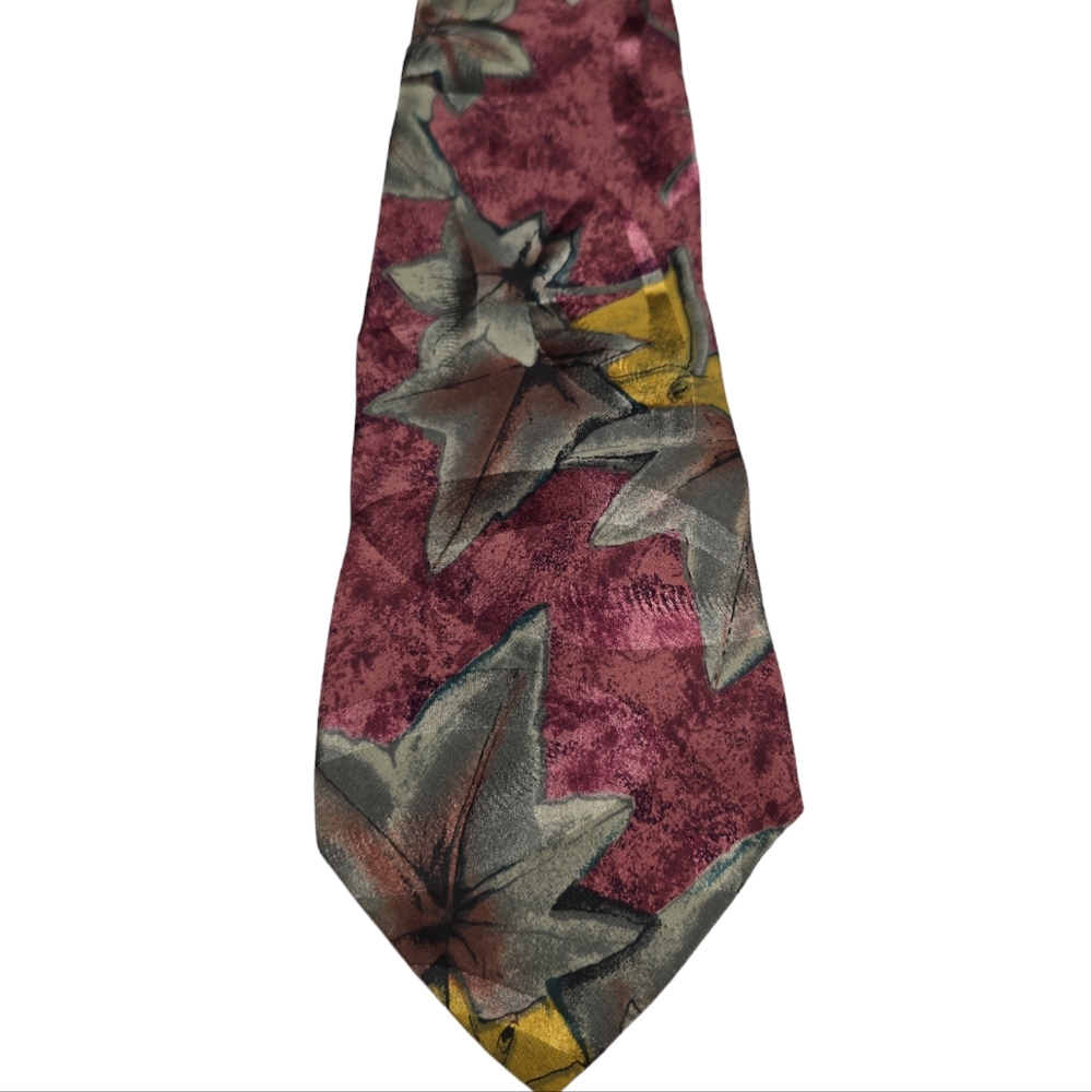 Vintage Earth Air Water Tree  Necktie
